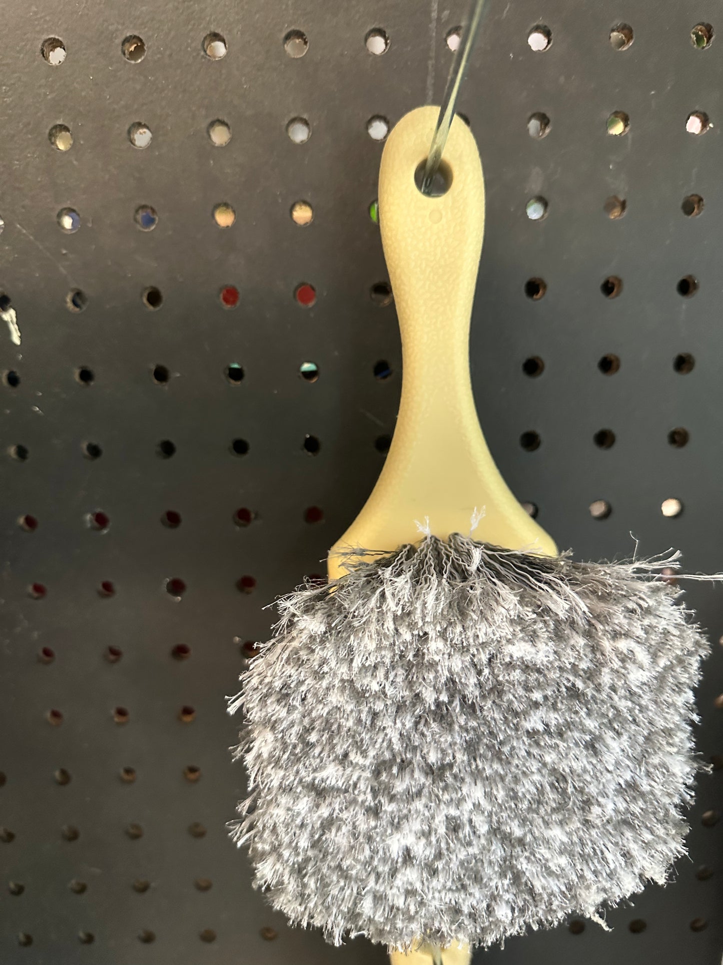 Grey Wheel/Tire Brush Chase Detailing & Autocare